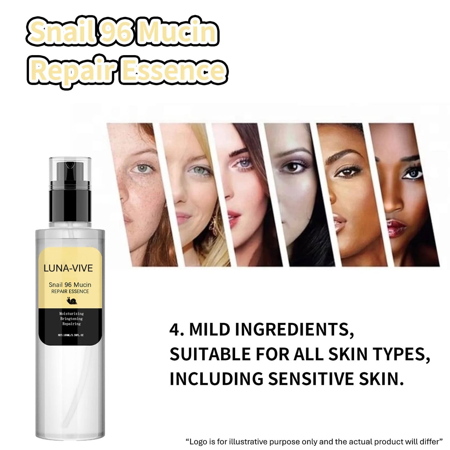 Luna-vive's Snail Mucin Essence Face Serum